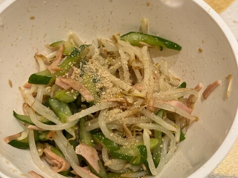 簡単酢で作るもやしの中華サラダ